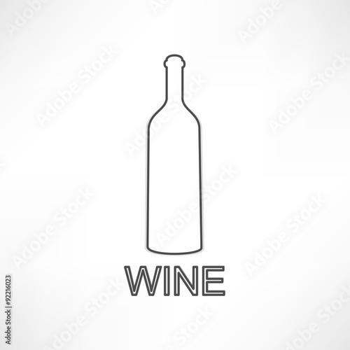 bottle of wine and a glass icon