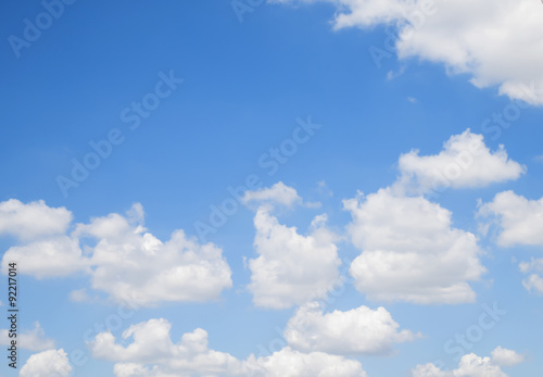 Fototapeta Naklejka Na Ścianę i Meble -  Sky background (42) - Blue sky background and clouds