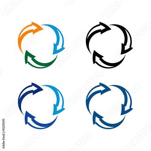 Simple Cycle Arrow Icon - Variation