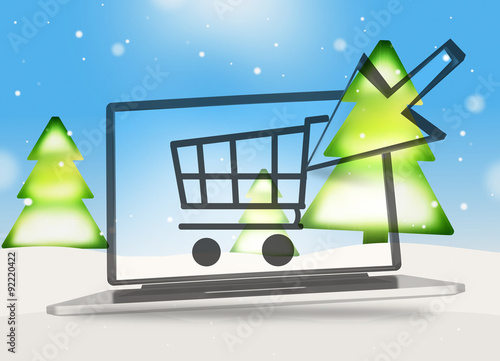 Winter Christmas Shopping