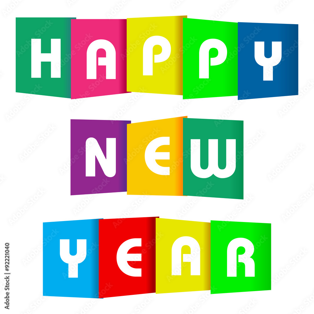 Happy new year paper text Happy new year paper text
