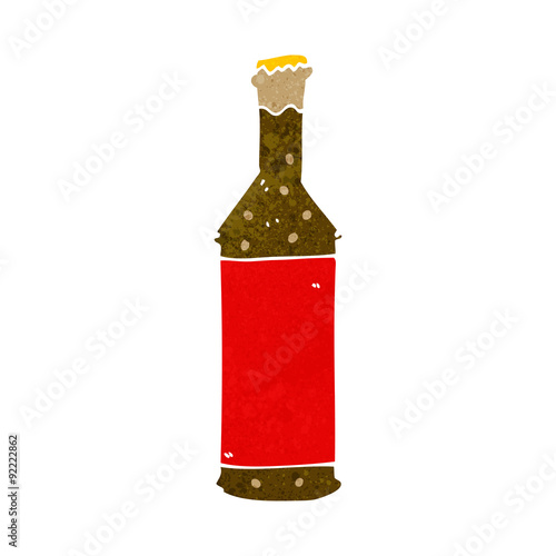 cartoon beer bottle