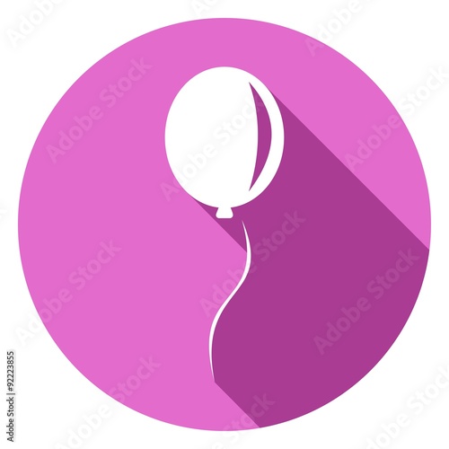 balloon icon a long shadow