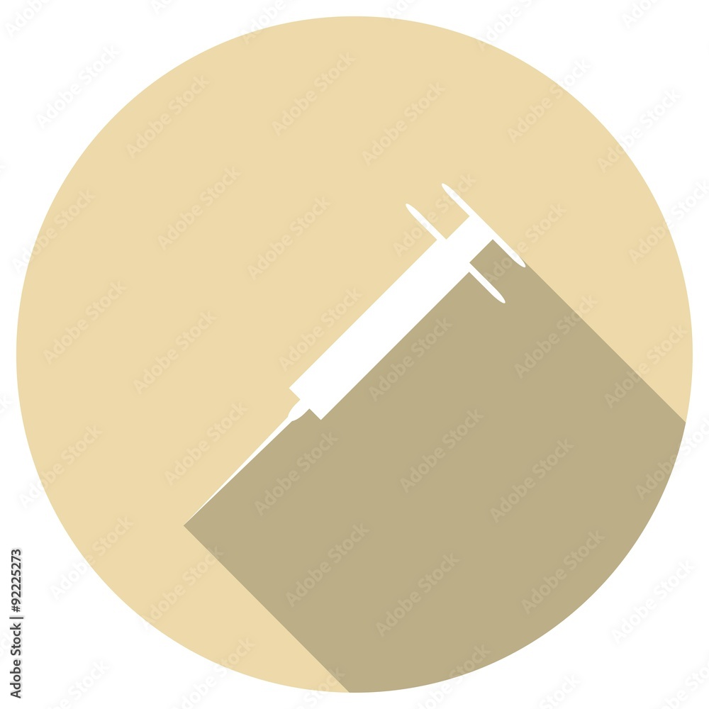 medicine icon with a long shadow medicine icon with a long shadow