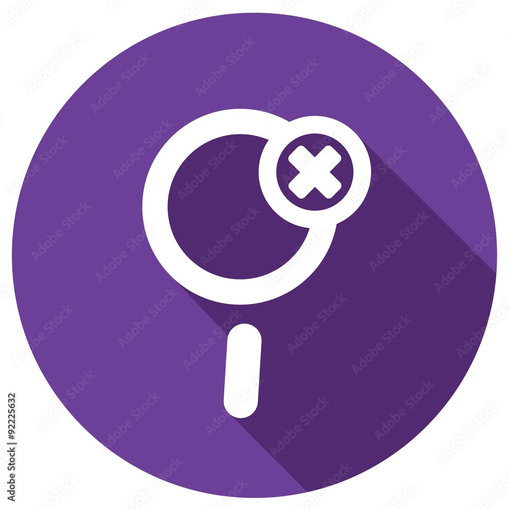 Magnify icon Icon with a long shadow Magnify icon Icon with a long shadow