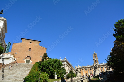 Rome, the Campidoglio and the church of Santa Maria Aracoeli