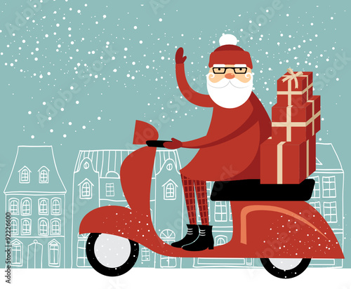 Trendy Santa