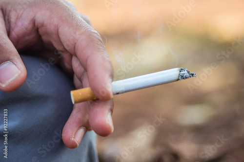 smoking cigarette © sirayot111