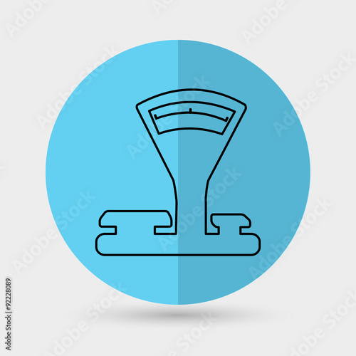 Kitchen scales icon