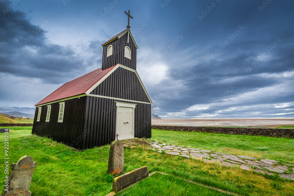 Fototapeta premium Small church in Iceland