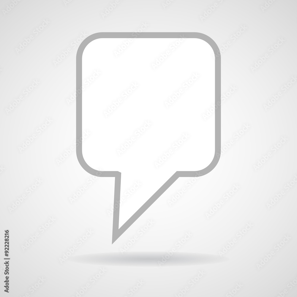 Naklejka premium Talk speech bubble icon great for any use. Vector EPS10.