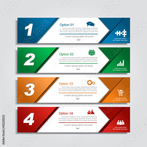 Infographic report template layout. Vector illustration.