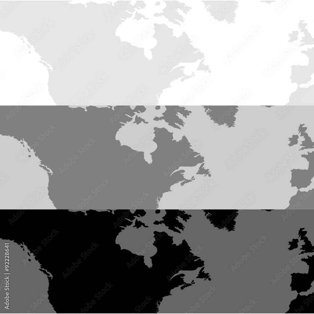 Obraz premium Map icons set great for any use. Vector EPS10.