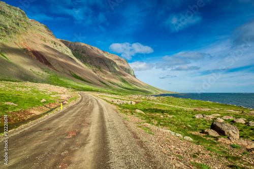Mountain road near the Arct...