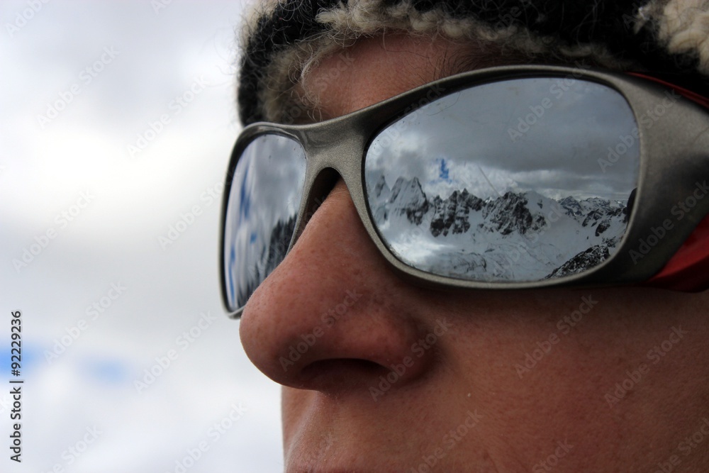 Naklejka premium goggles