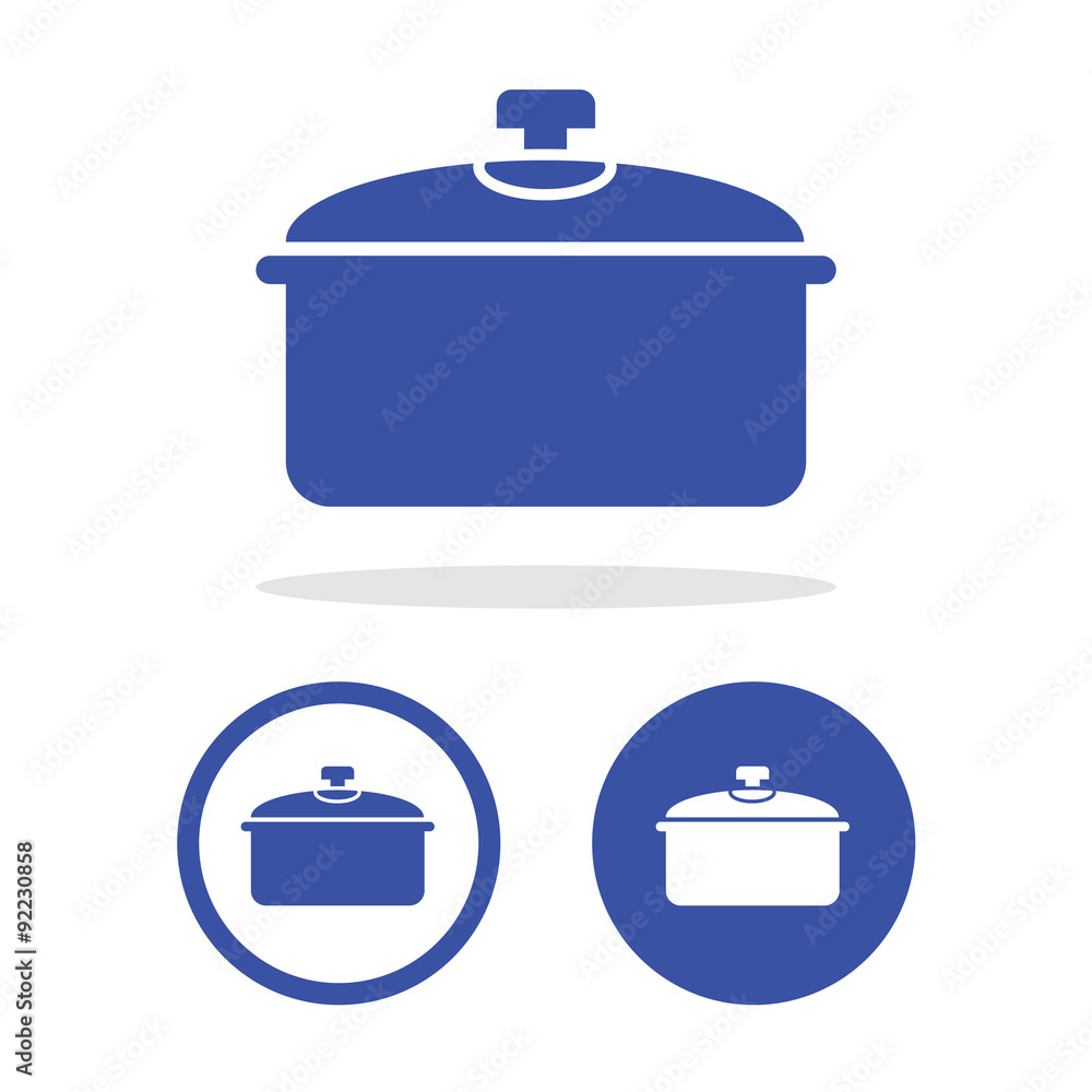 Pot icons set great for any use. Vector EPS10. Pot icons set great for any use. Vector EPS10.