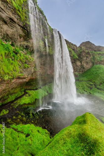 Wonderful Seljalandfoss waterfall in Iceland