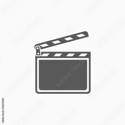 movie clapper icon