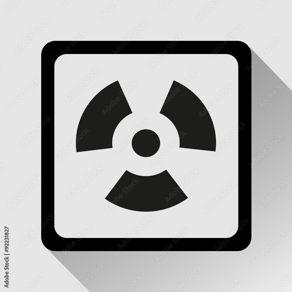 Radioactivity sign icon great for any use. Vector EPS10. Radioactivity sign icon great for any use. Vector EPS10.