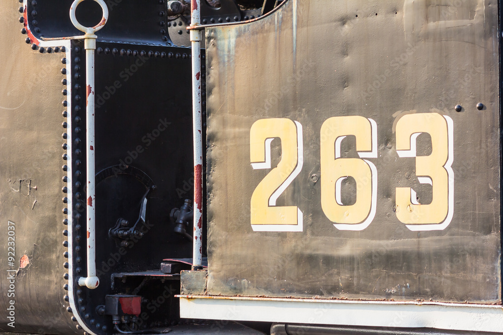 Fototapeta premium train number 263