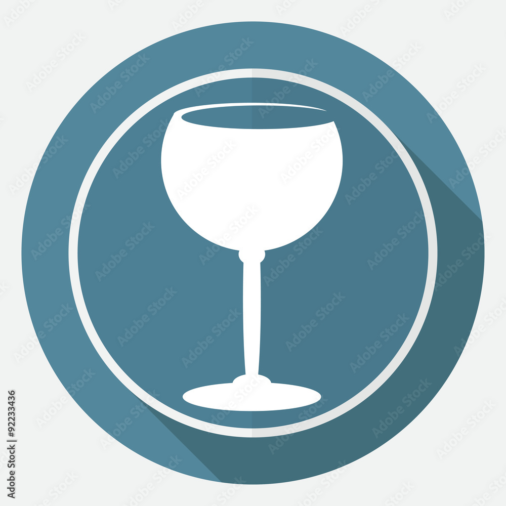 The wineglass icon. Goblet symbol The wineglass icon. Goblet symbol