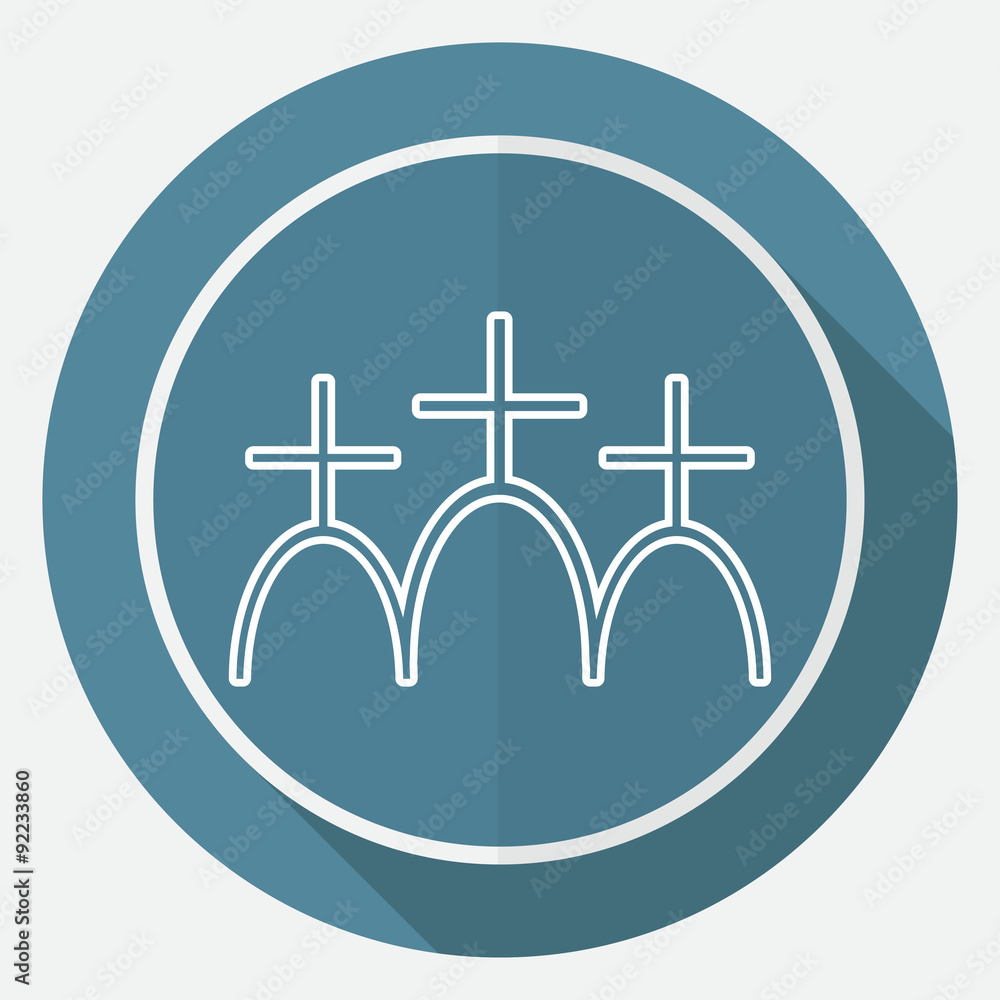 Obraz premium church icon