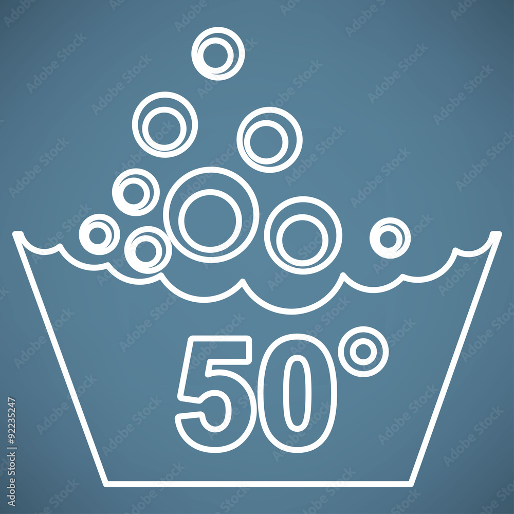 Set of washing symbols icon Set of washing symbols icon