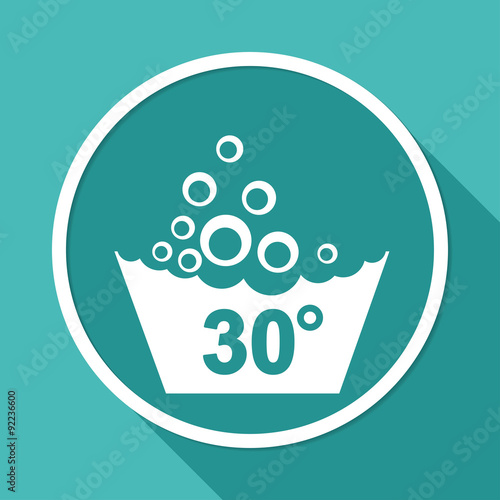 Set of washing symbols icon