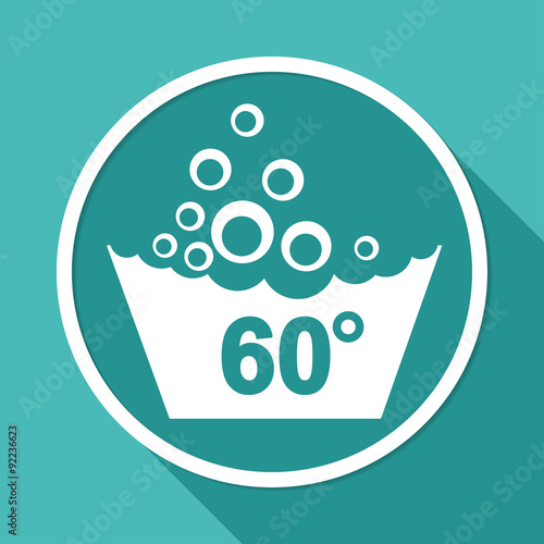 Set of washing symbols icon