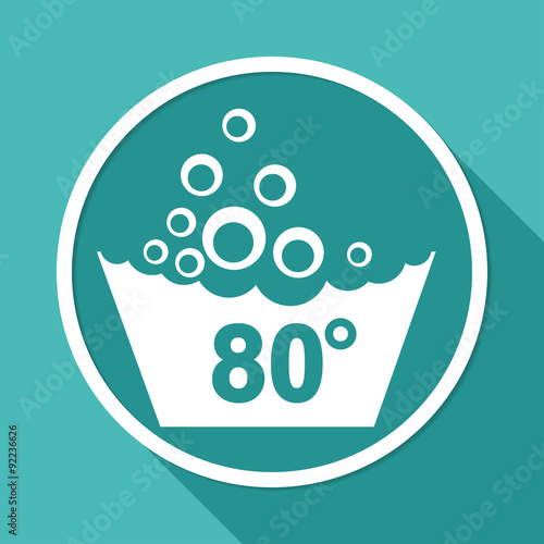 Set of washing symbols icon