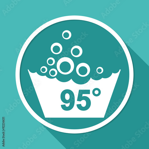Set of washing symbols icon