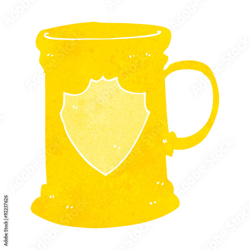 cartoon old tankard