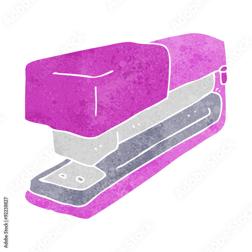 cartoon office stapler