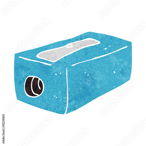 cartoon pencil sharpener