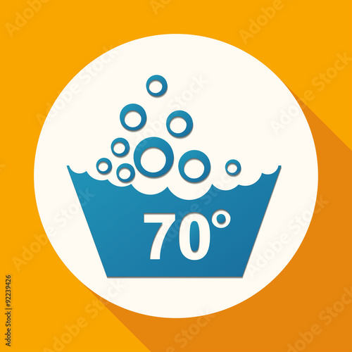 Set of washing symbols icon