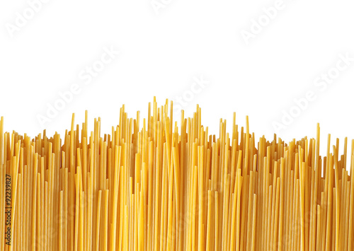 Delicious pasta isolated on white