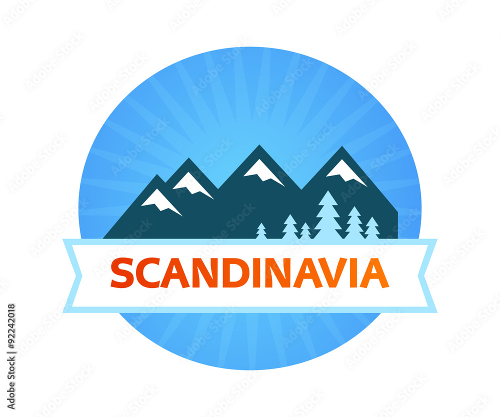 Logo with Scandinavian Nature