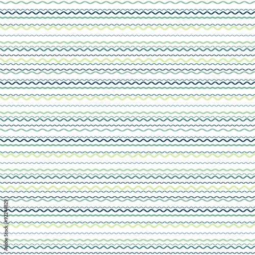 Wavy Horizontal Lines Seamless Pattern
