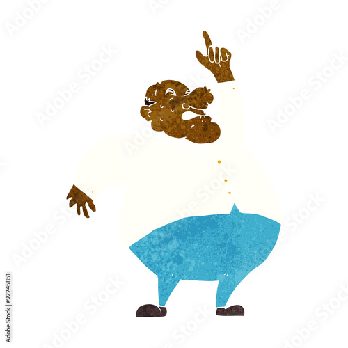 cartoon big fat boss