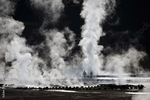 Tatio geysers, Atacama desert, Chile photo
