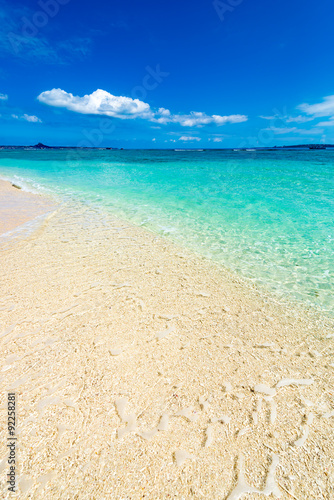 Fototapeta Naklejka Na Ścianę i Meble -  Sea, beach, landscape. Okinawa, Japan, Asia.