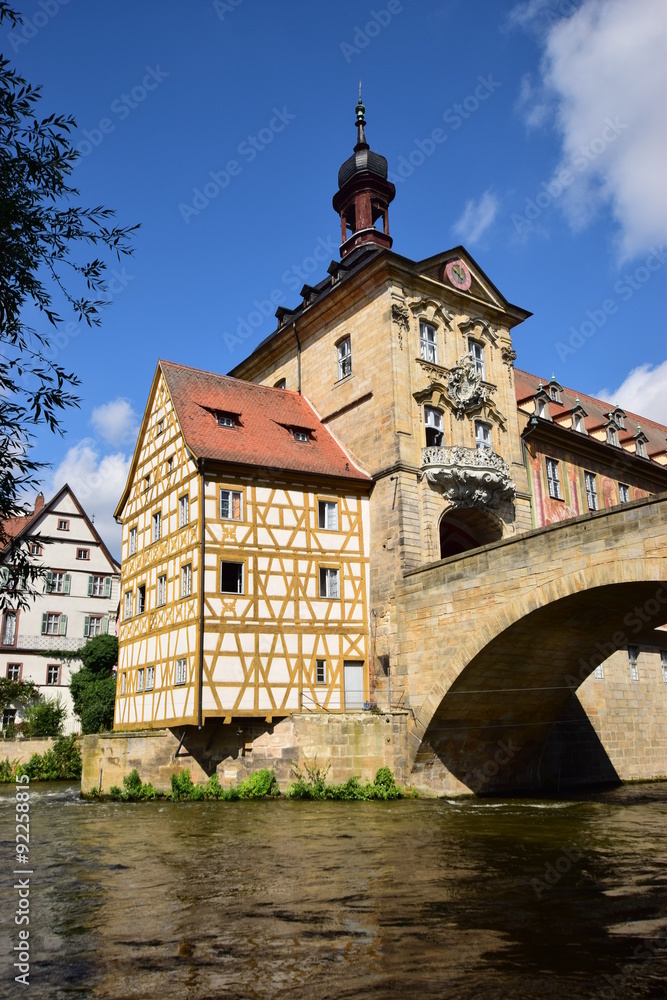 Old town hall (Altes Rathaus) in Bamberg, Germany