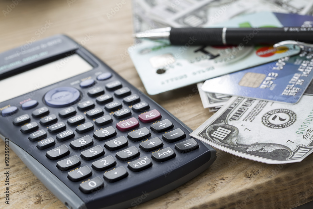 Money and calculator Money and calculator