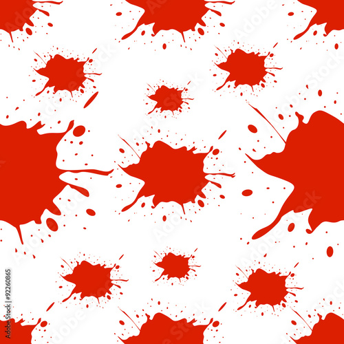 Colorful blots. Seamless vector pattern. Vector illustration