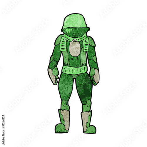 cartoon astronaut