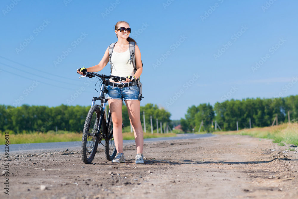 Fototapeta premium Bicycle ride