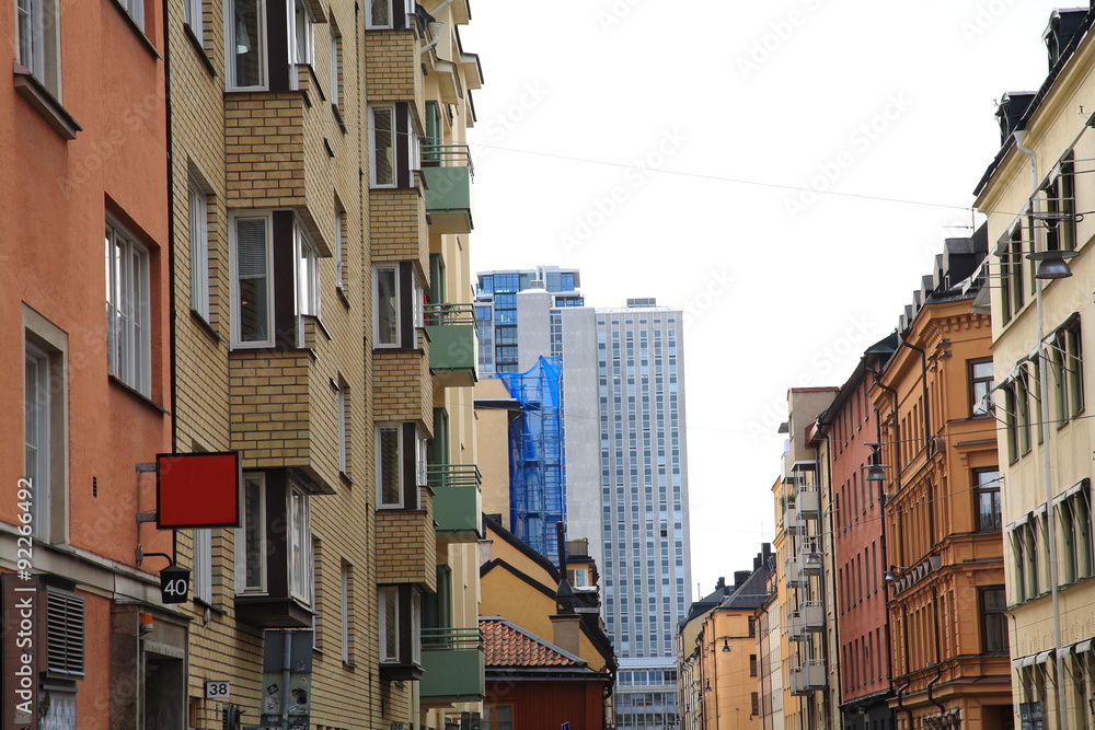 Fototapeta premium Buildings in Stockholm