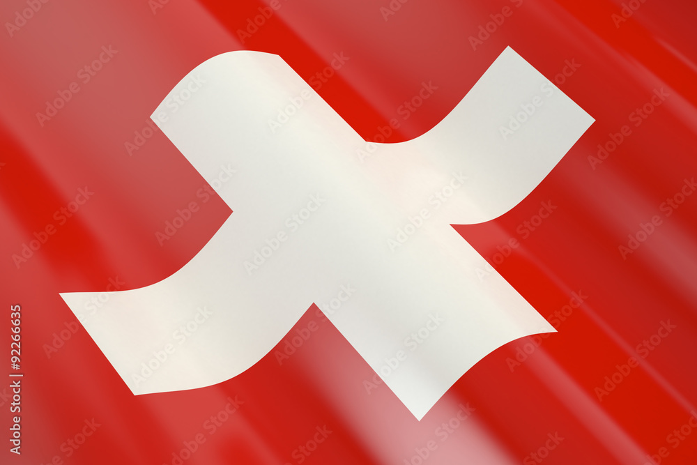 Fototapeta premium Flag of Switzerland