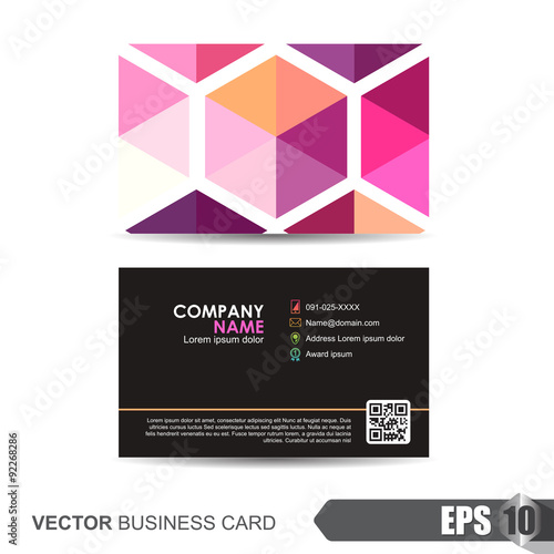 business card template,Vector illustration