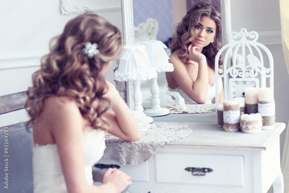 Young beautiful bride Young beautiful bride